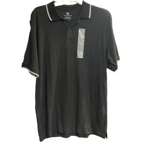 COVINGTON Men’s Polo Shirt Size Large 42-44 Black New With Tags
